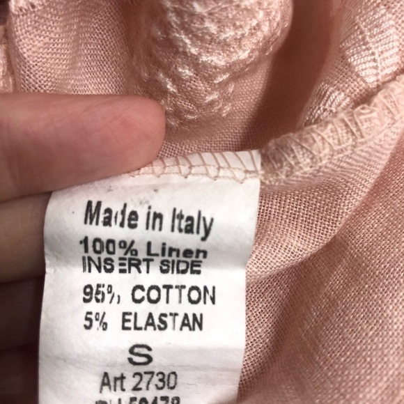 Terzo Millennio Linen Dress Italy Size Small - Picture 4 of 6